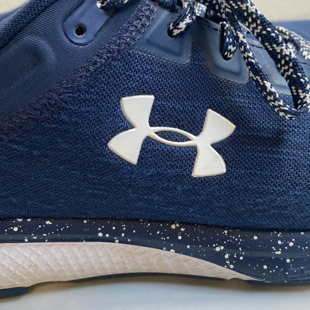 EUC Under Armour Men’s Charged Escape 3 Evo Blue Athletic Running Shoes Size 11